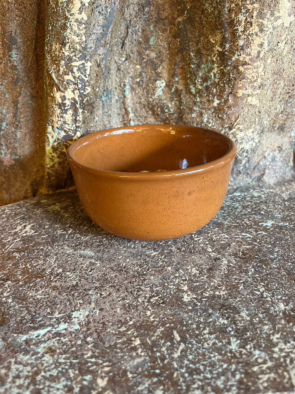 Bowl Médio de Cerâmica Esmaltado Marrom