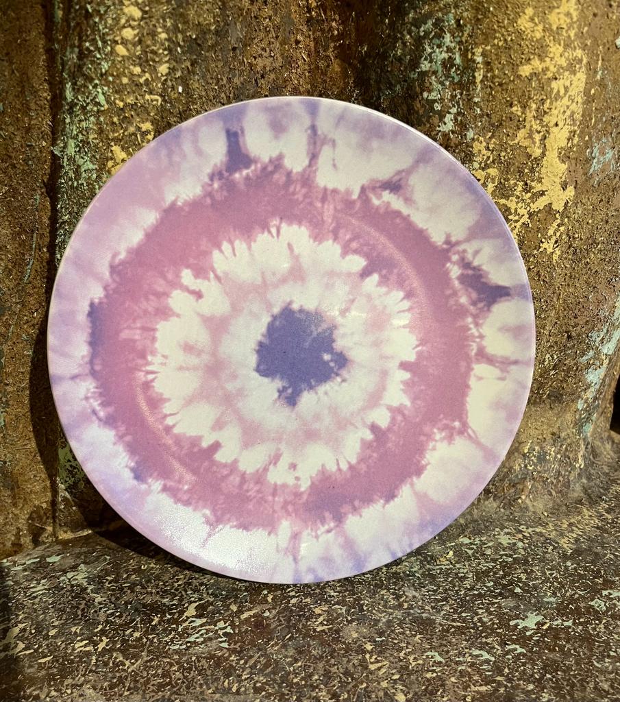 Prato de Sobremesa Tie Dye